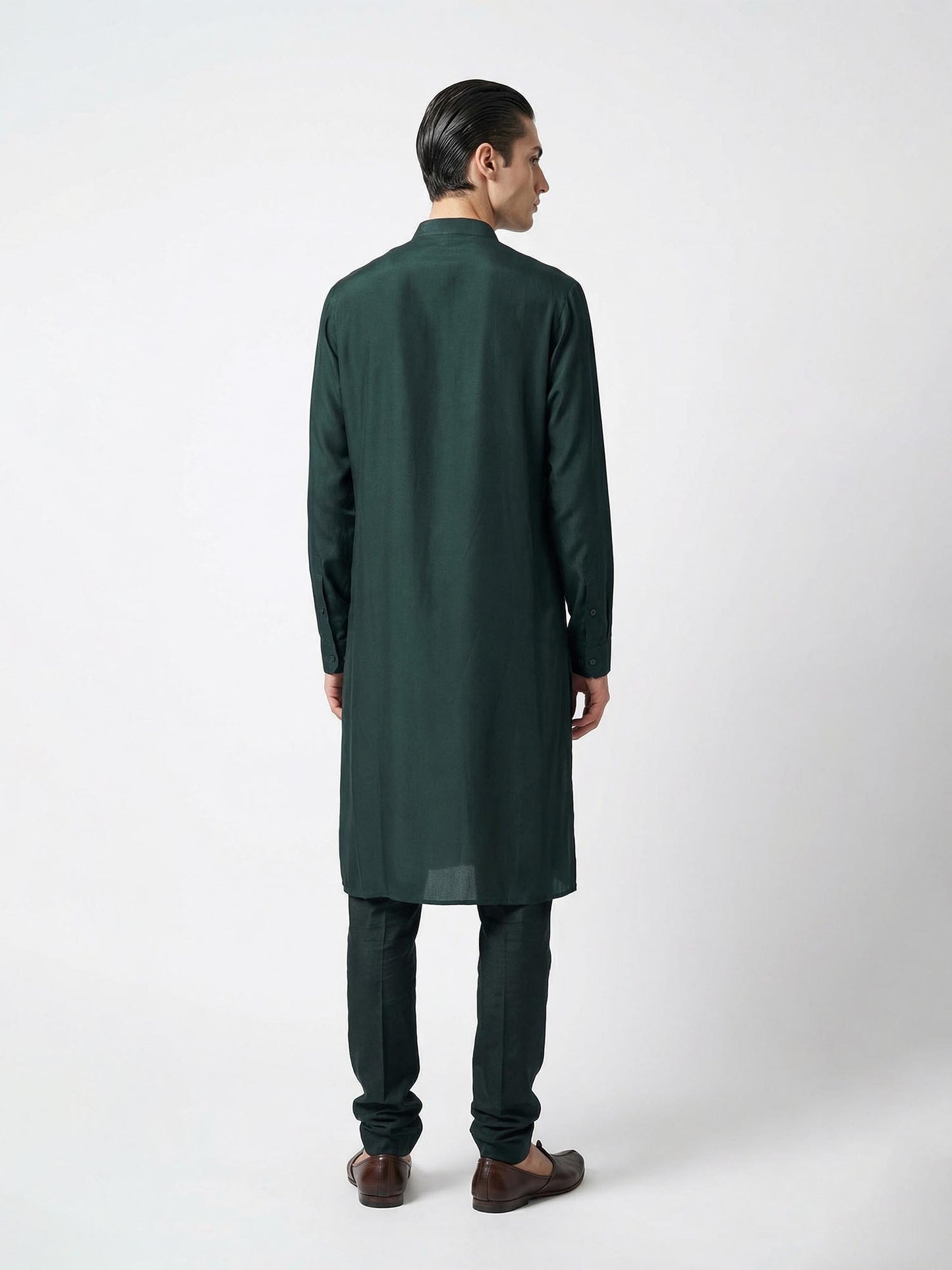 Emerald Asymmetric Kurta Set