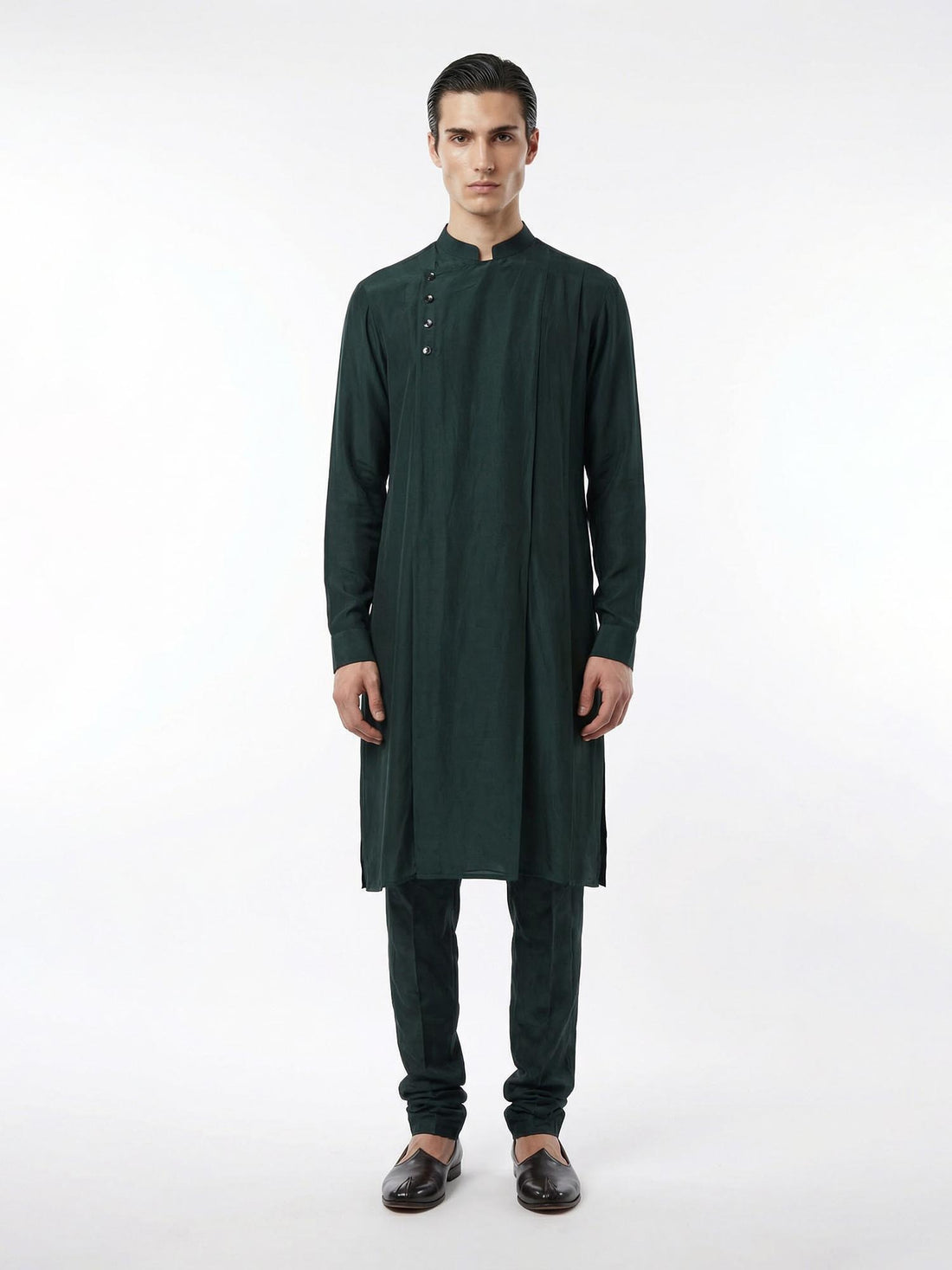 Emerald Asymmetric Kurta Set