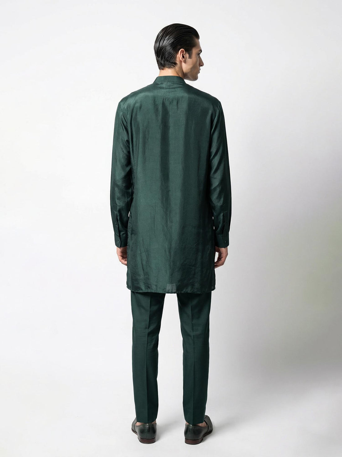 Emerald Pintuck Kurta Set