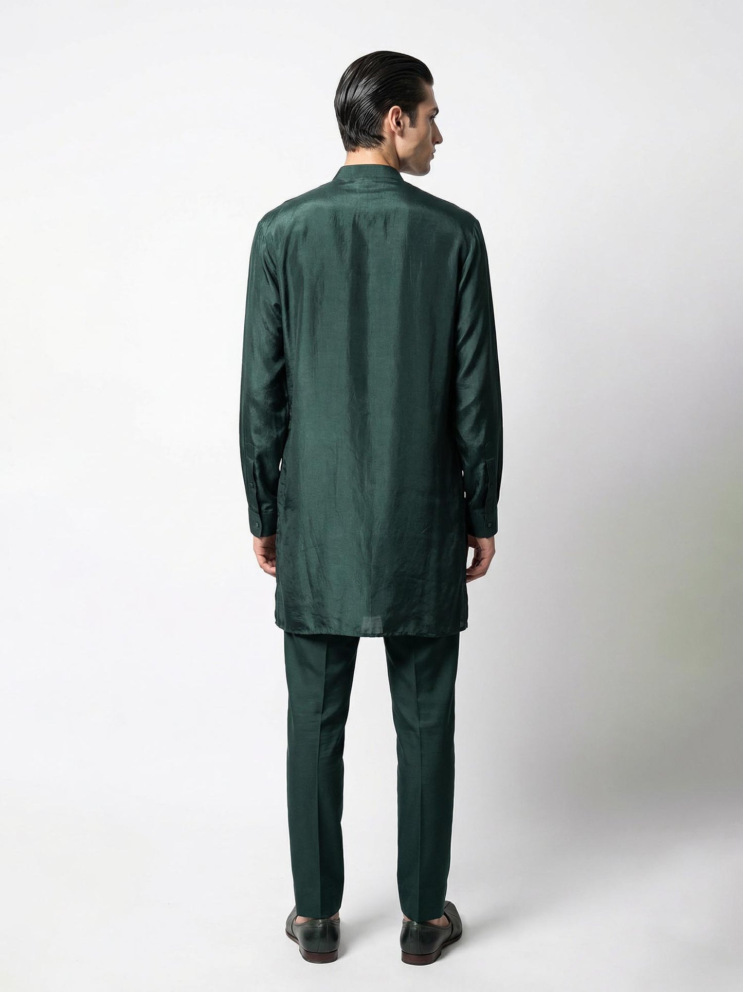 Emerald Pintuck Kurta Set
