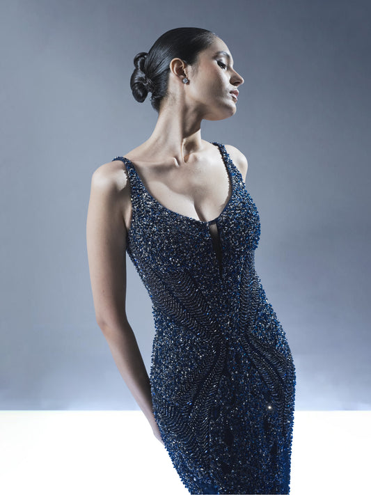 Midnight Nebula Gown