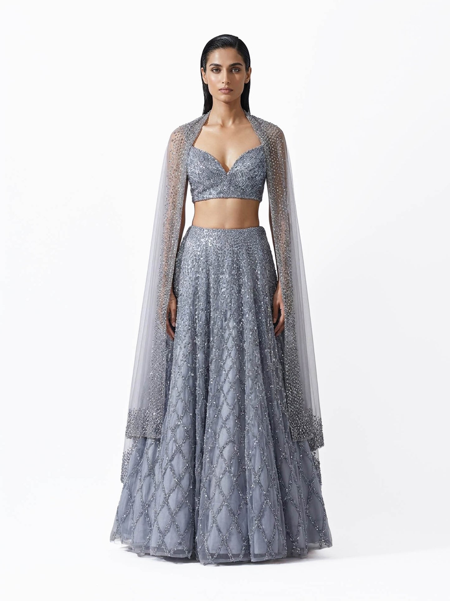 Prism Lehenga Set