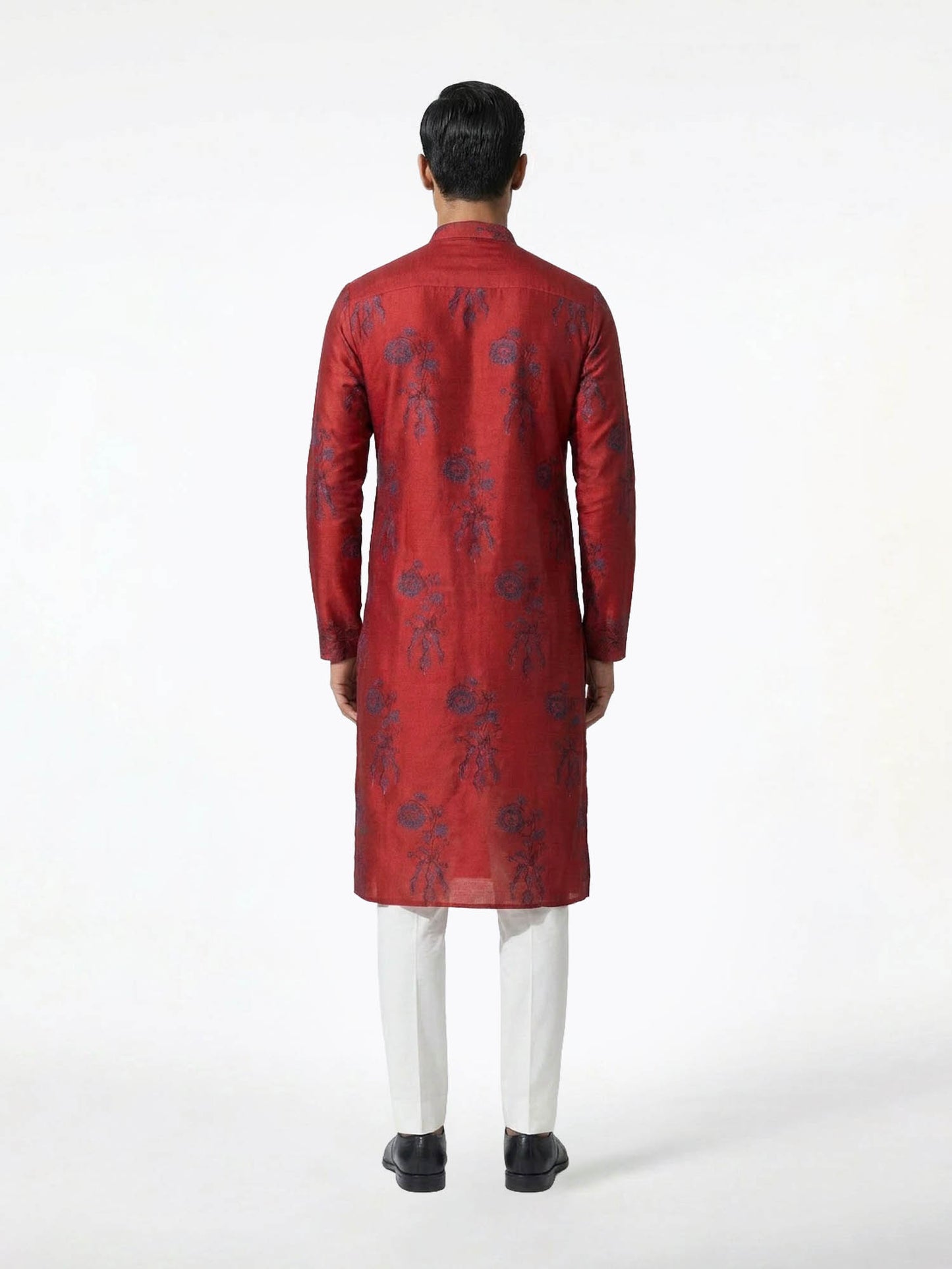 Regal Bloom Mandarin Kurta