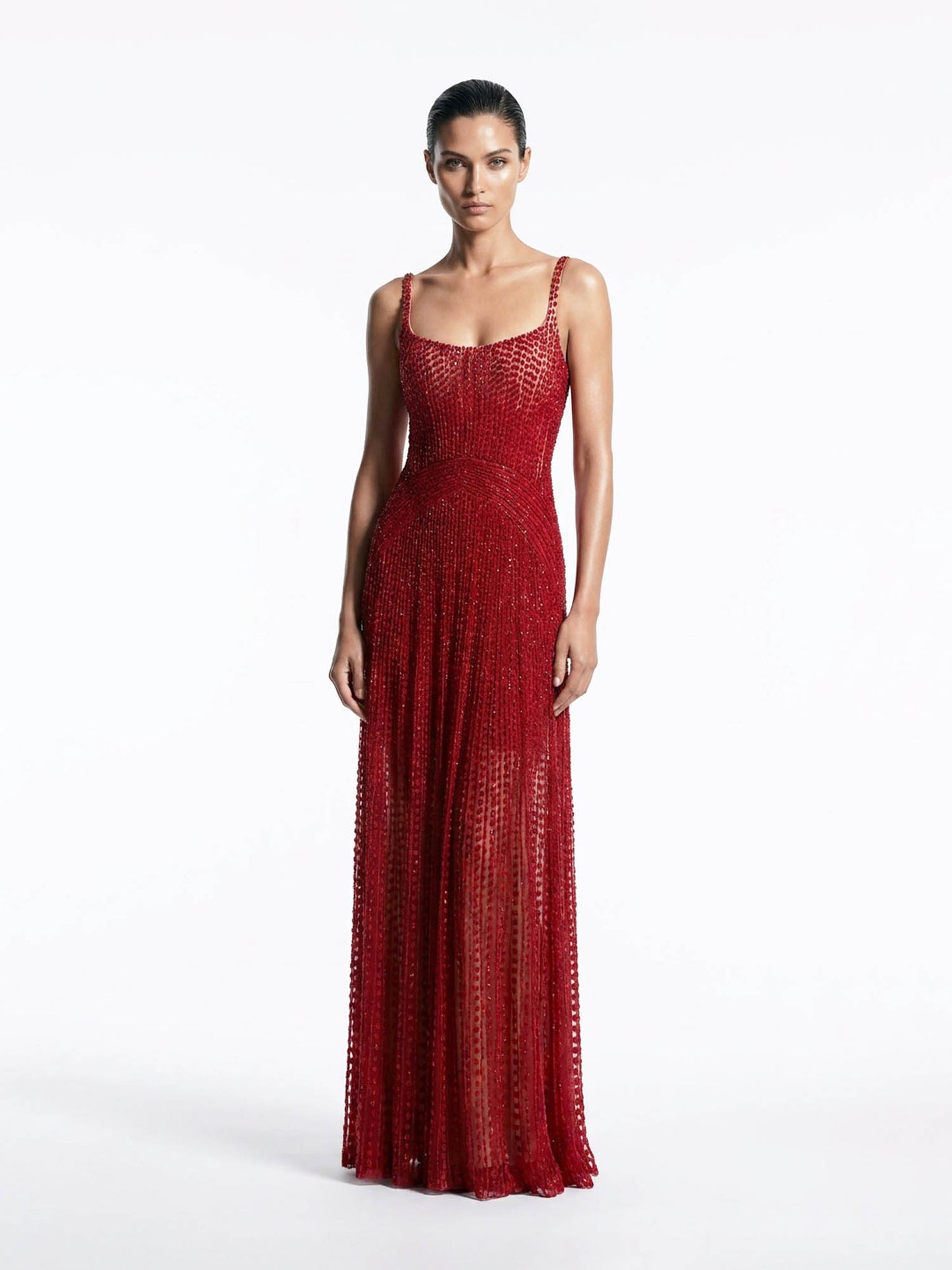 Scarlet Reverie Gown