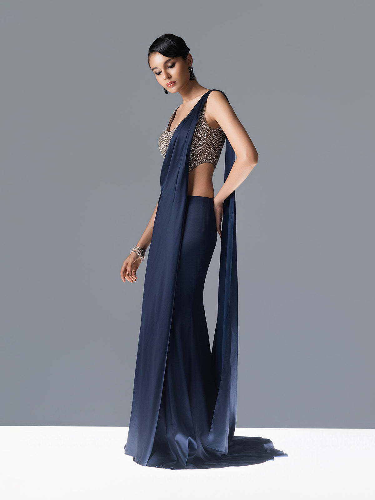 Crystal Eclipse Sari