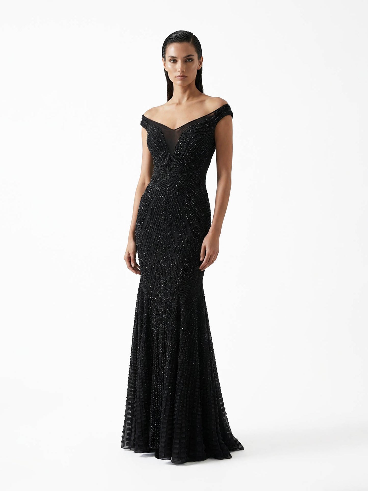 Eclipse Radiance Mermaid Gown