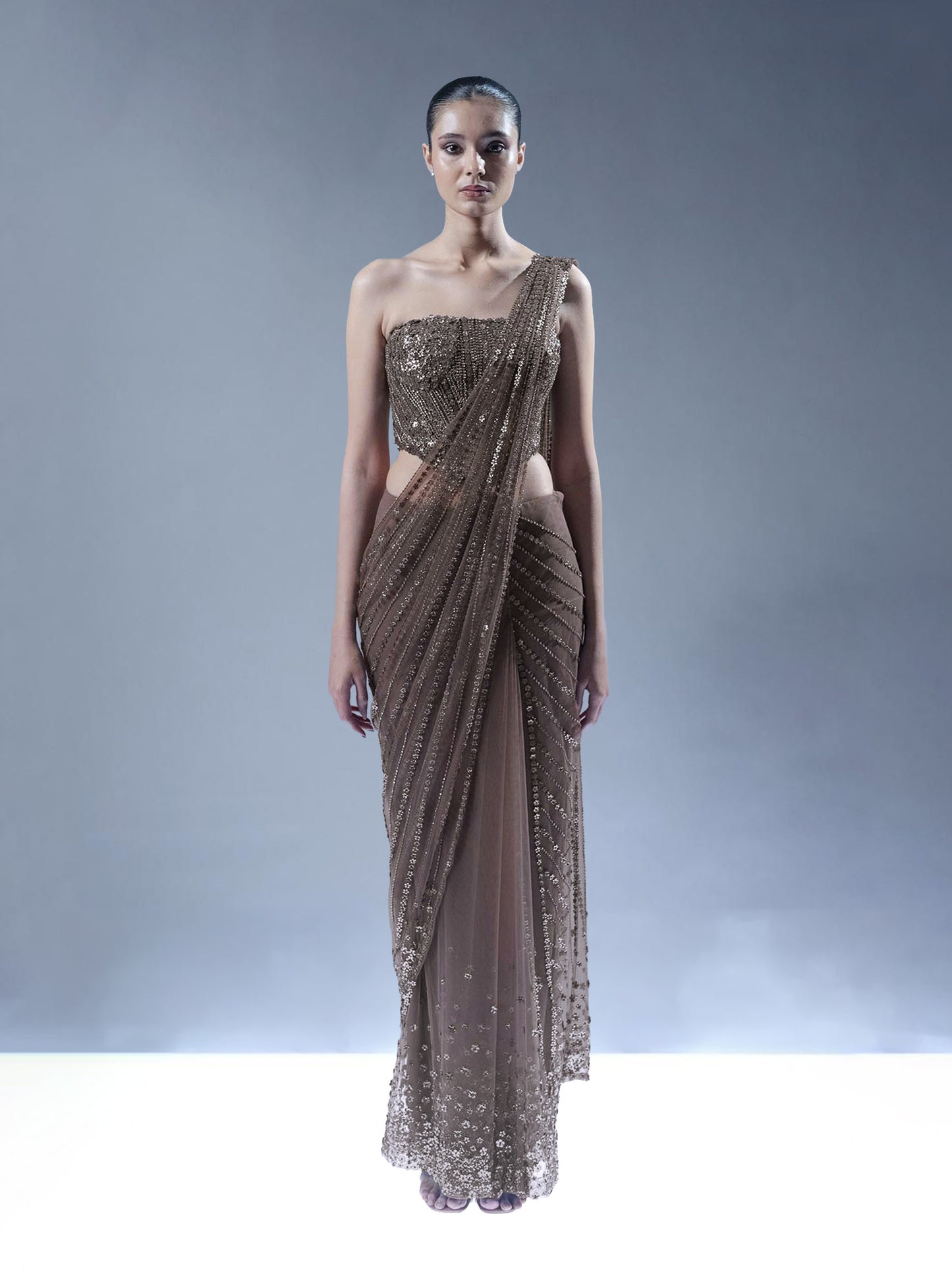 Radiance Linear Drape Saree
