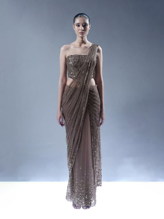 Radiance Linear Drape Saree
