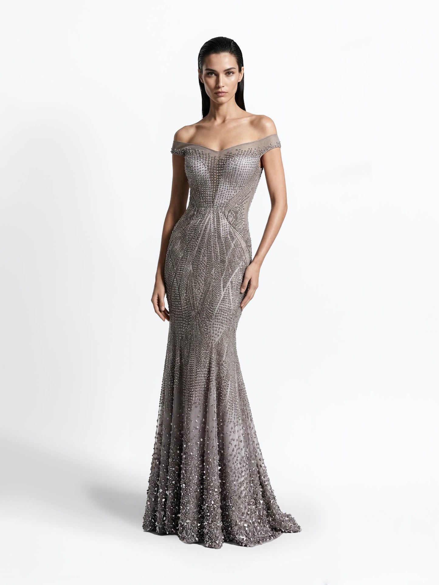 Astral Symphony Mermaid Gown