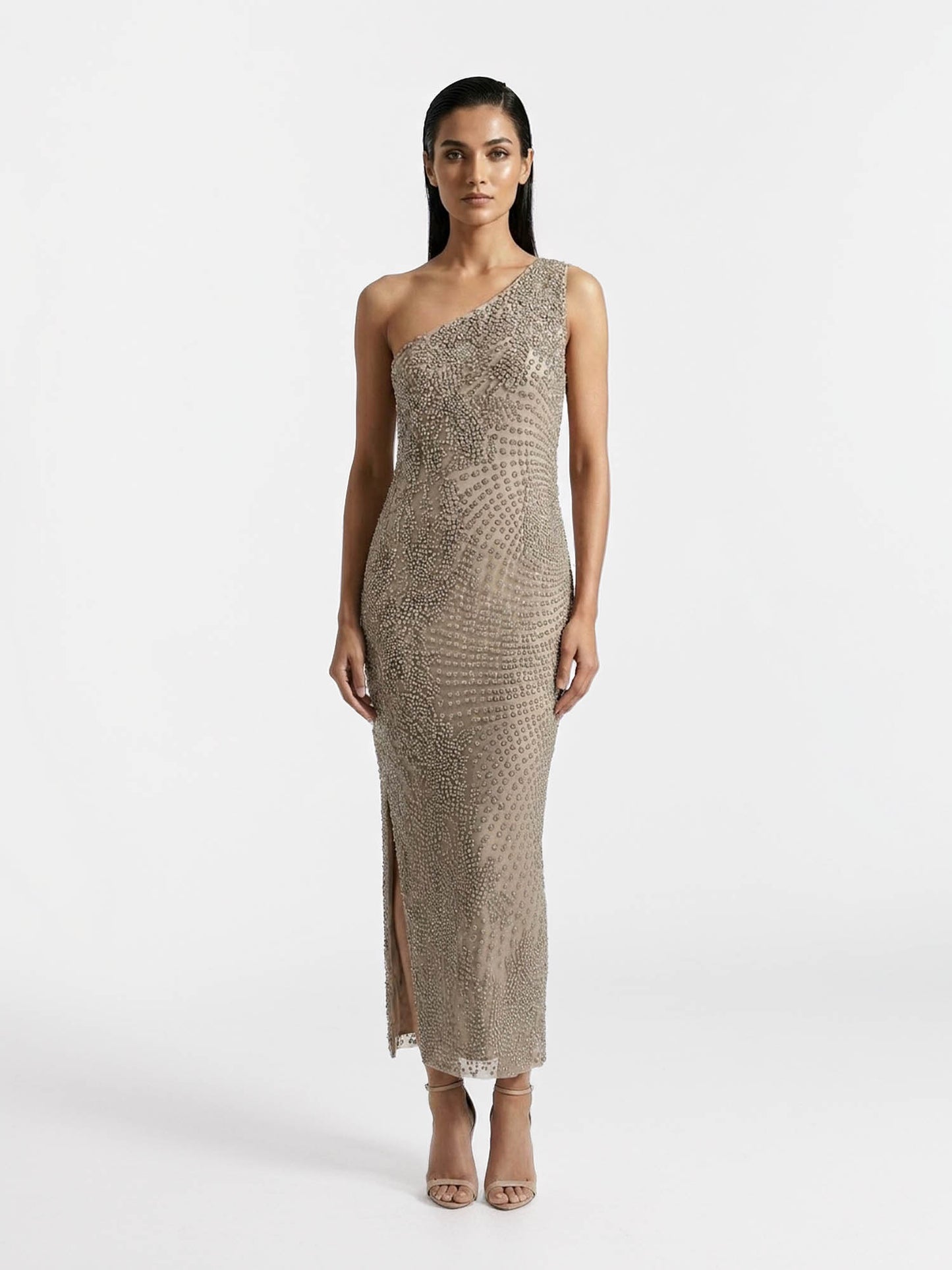 Stellar Muse One-Shoulder Dress