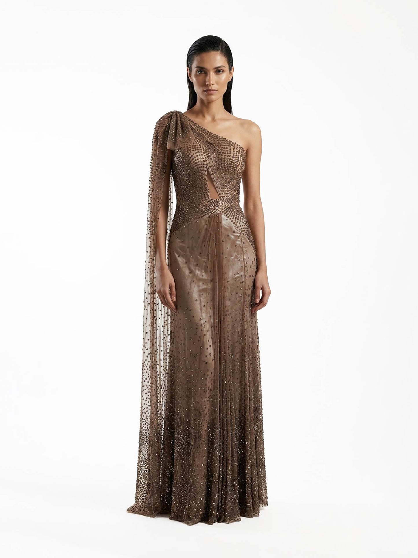 Sovereign One-Shoulder Gown