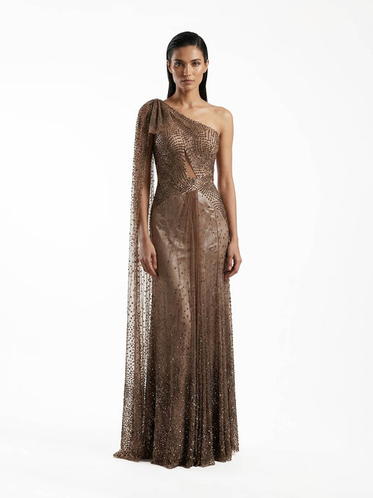 Sovereign One-Shoulder Gown