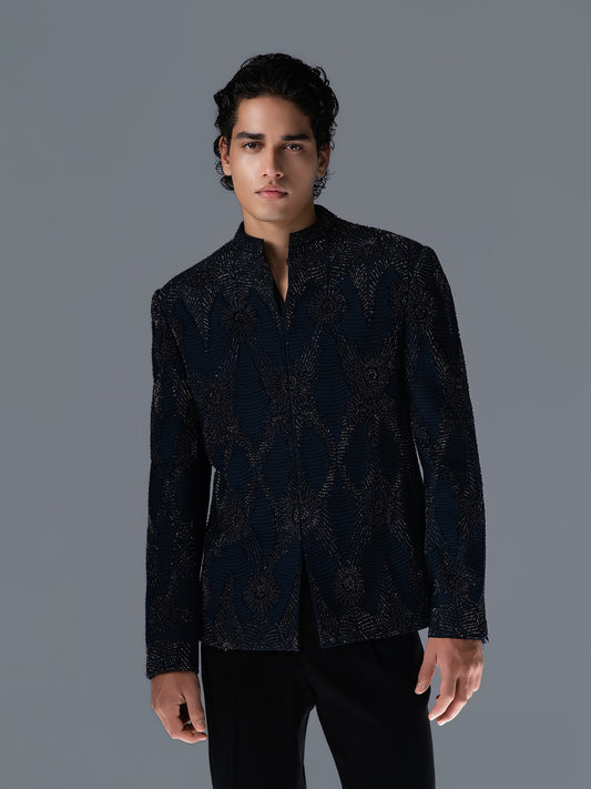 Auric Rhythm Bandhgala Set