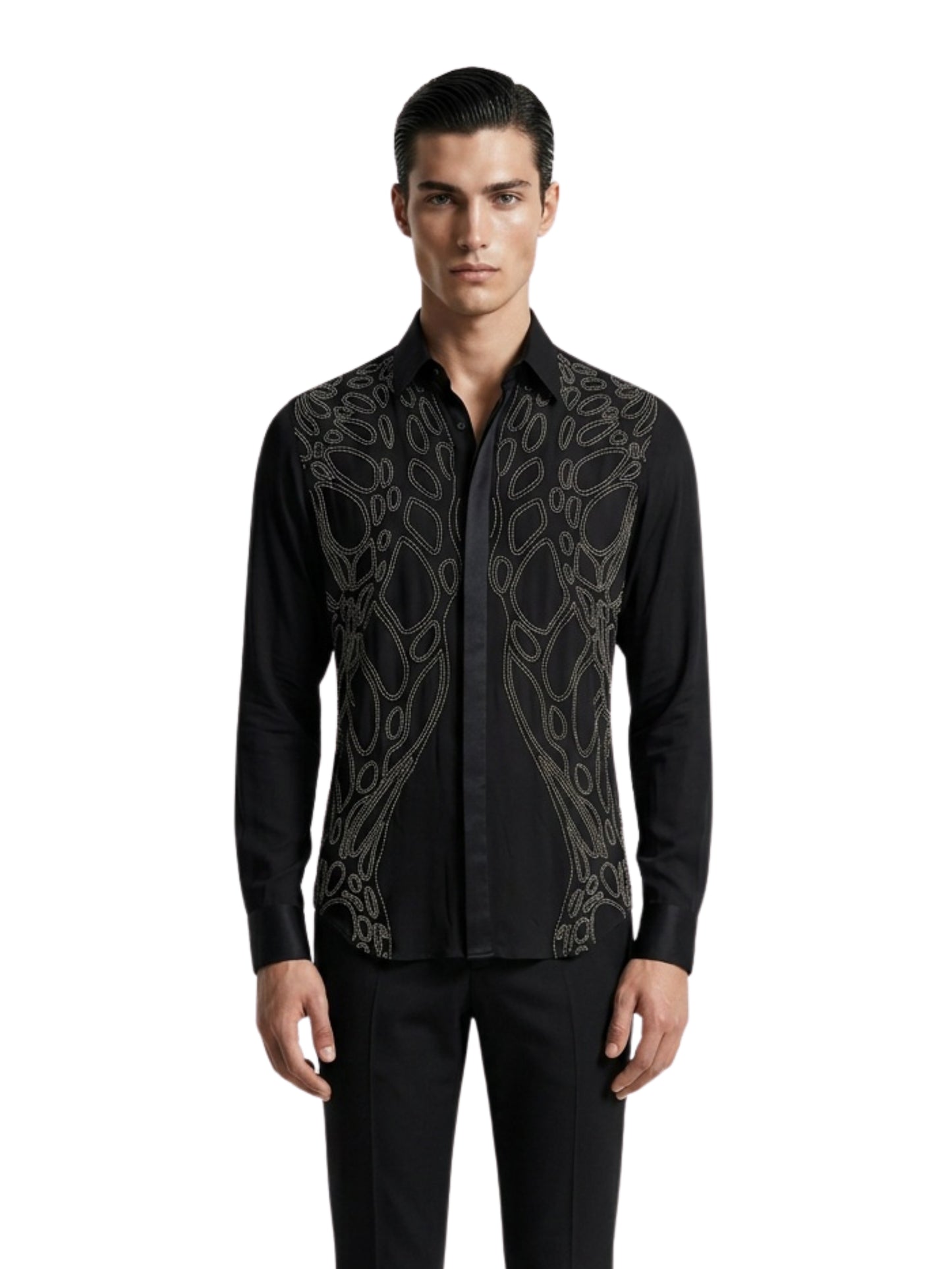 Obsidian Royale Embellished Shirt