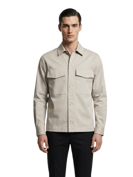 Beige Sovereign Utility Shirt