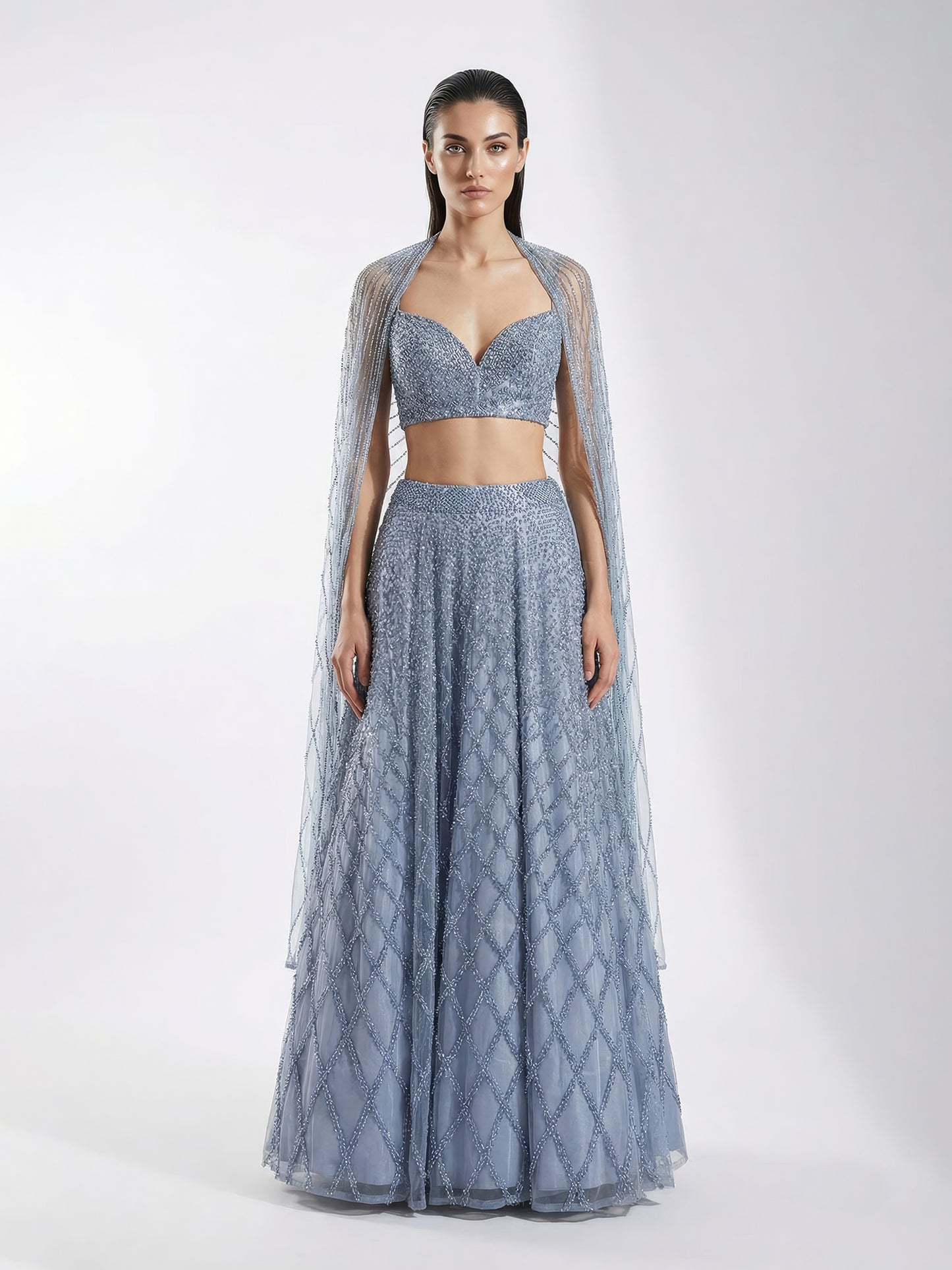 Geometric Lehenga Set