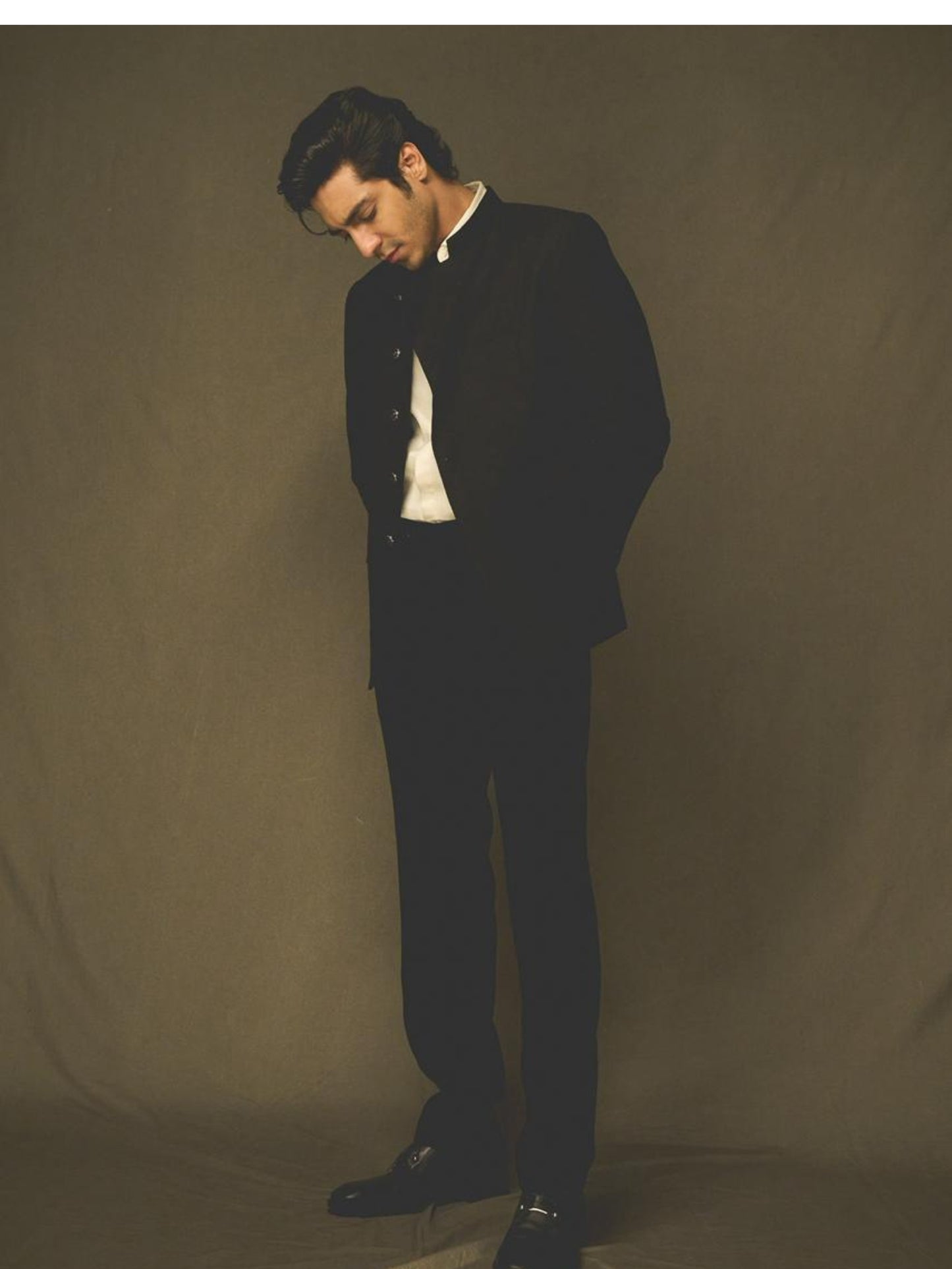 Ahaan Pandey • In Classic Black Bandhgala