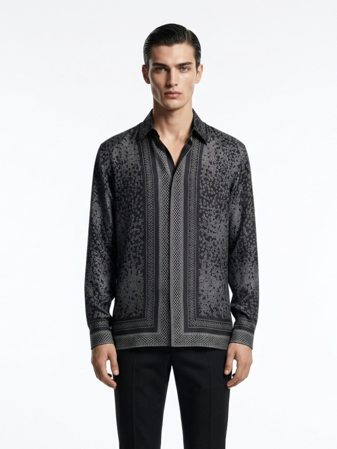 Midnight Mosaic Statement Shirt