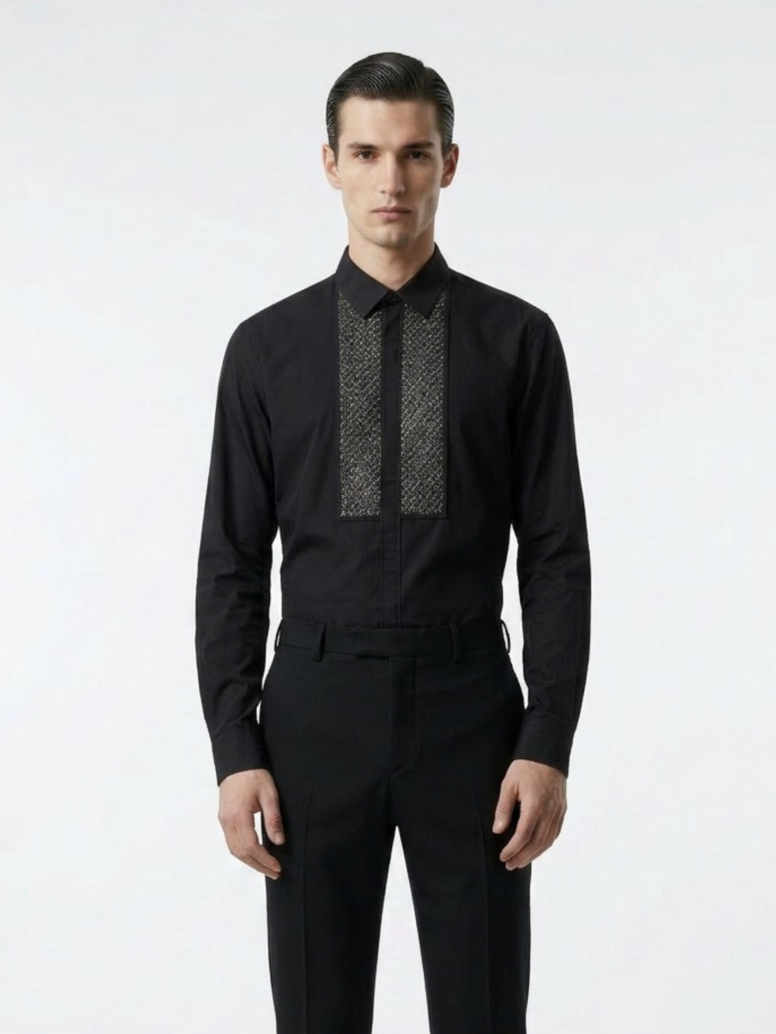 Midnight Regent Embellished Shirt