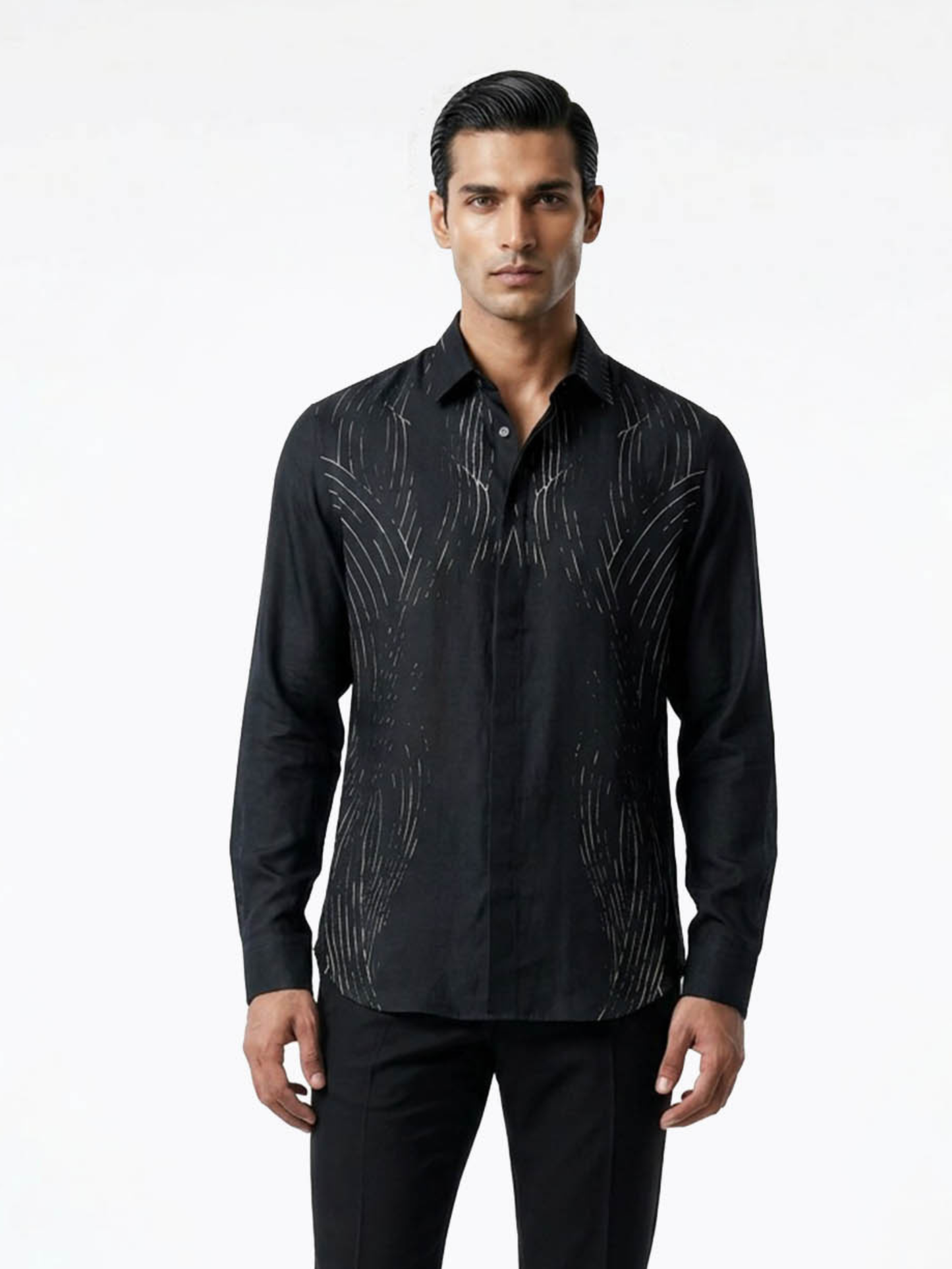 Celestial Linework Statement Shirt