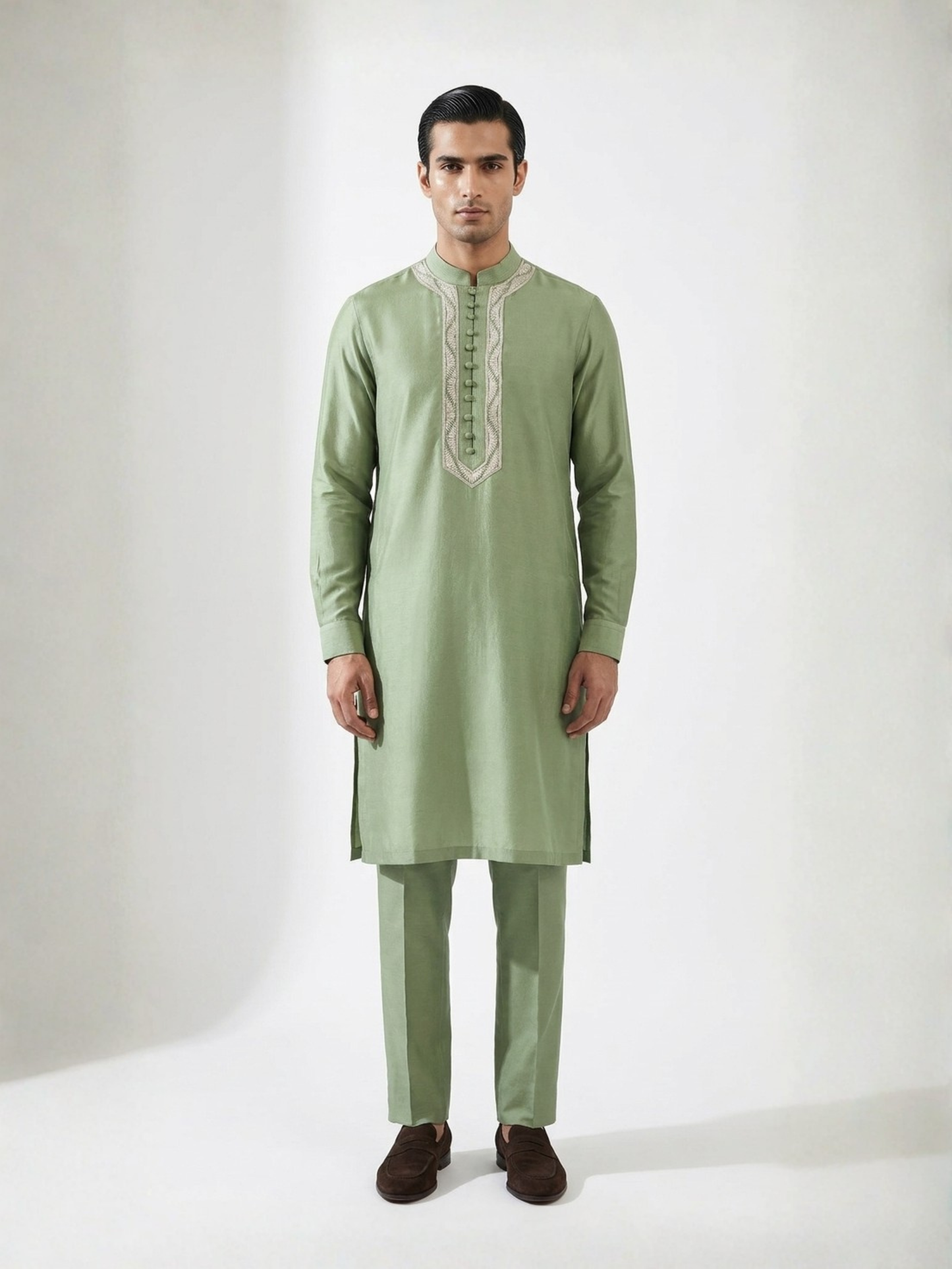 Arvyn Embroidered Kurta Set