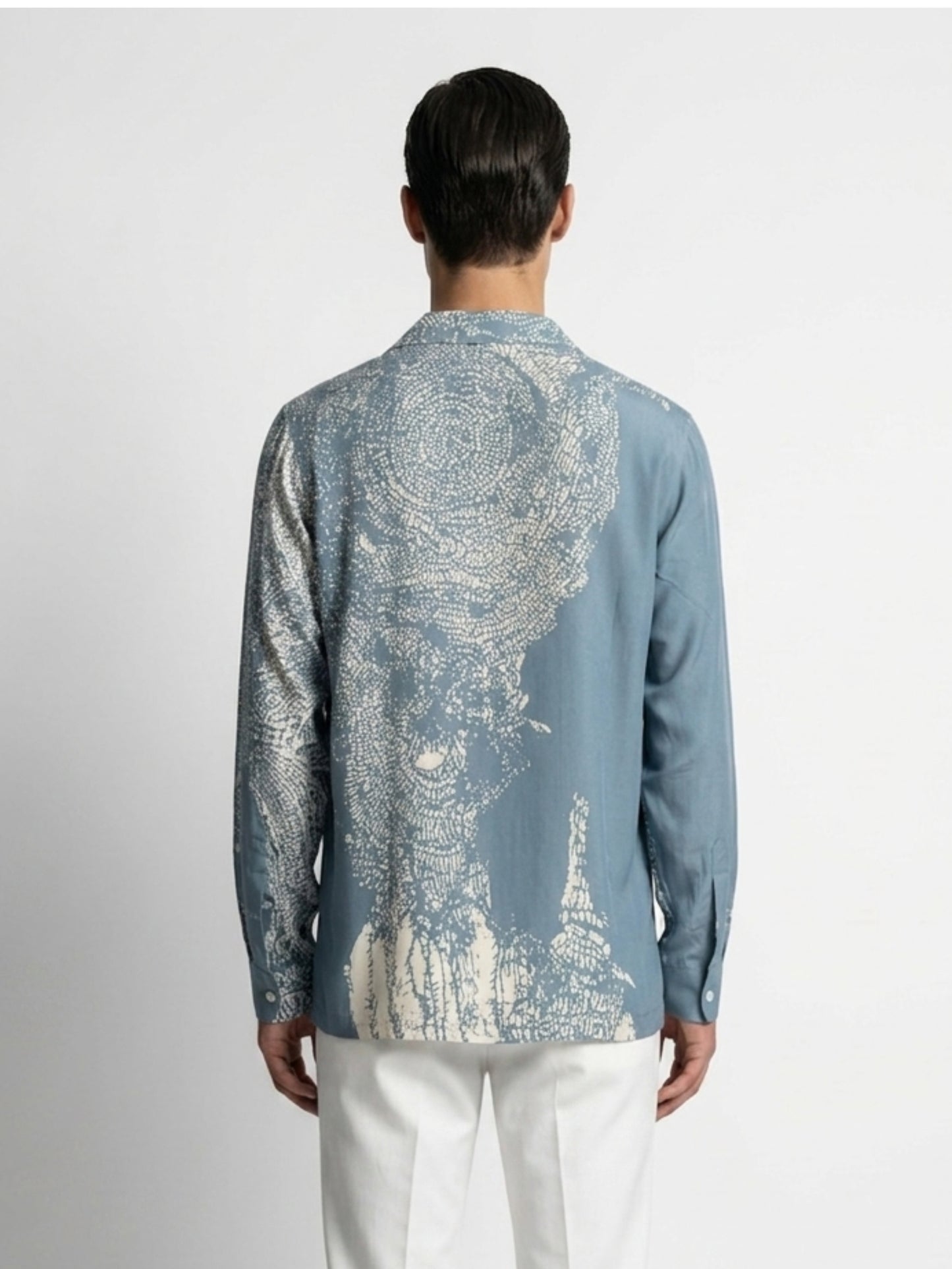 Azure Mirage Printed Shirt