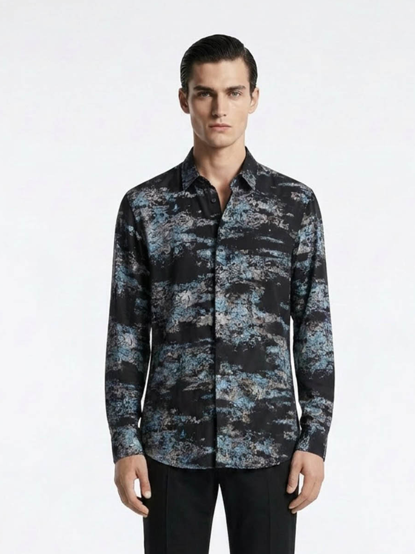 Eclipse Abstract Print Shirt