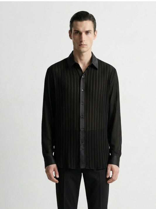 Noir Lineation Formal Shirt