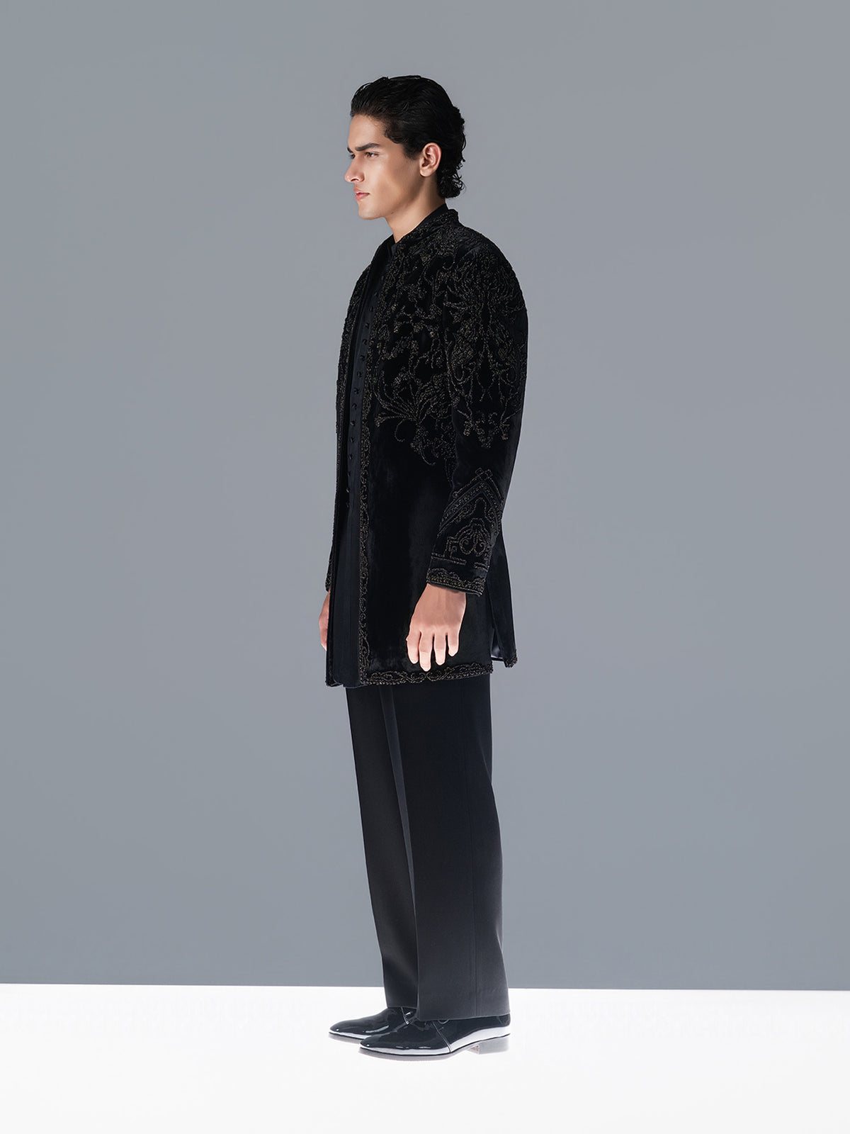 Midnight Grove Sherwani Set