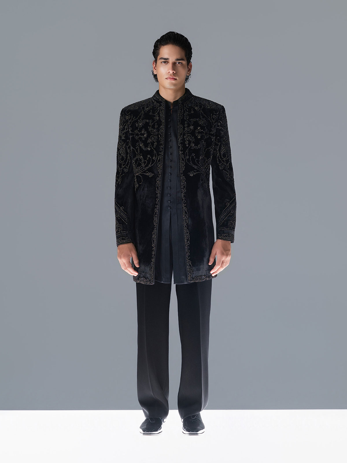 Midnight Grove Sherwani Set