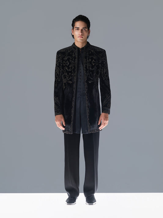 Midnight Grove Sherwani Set