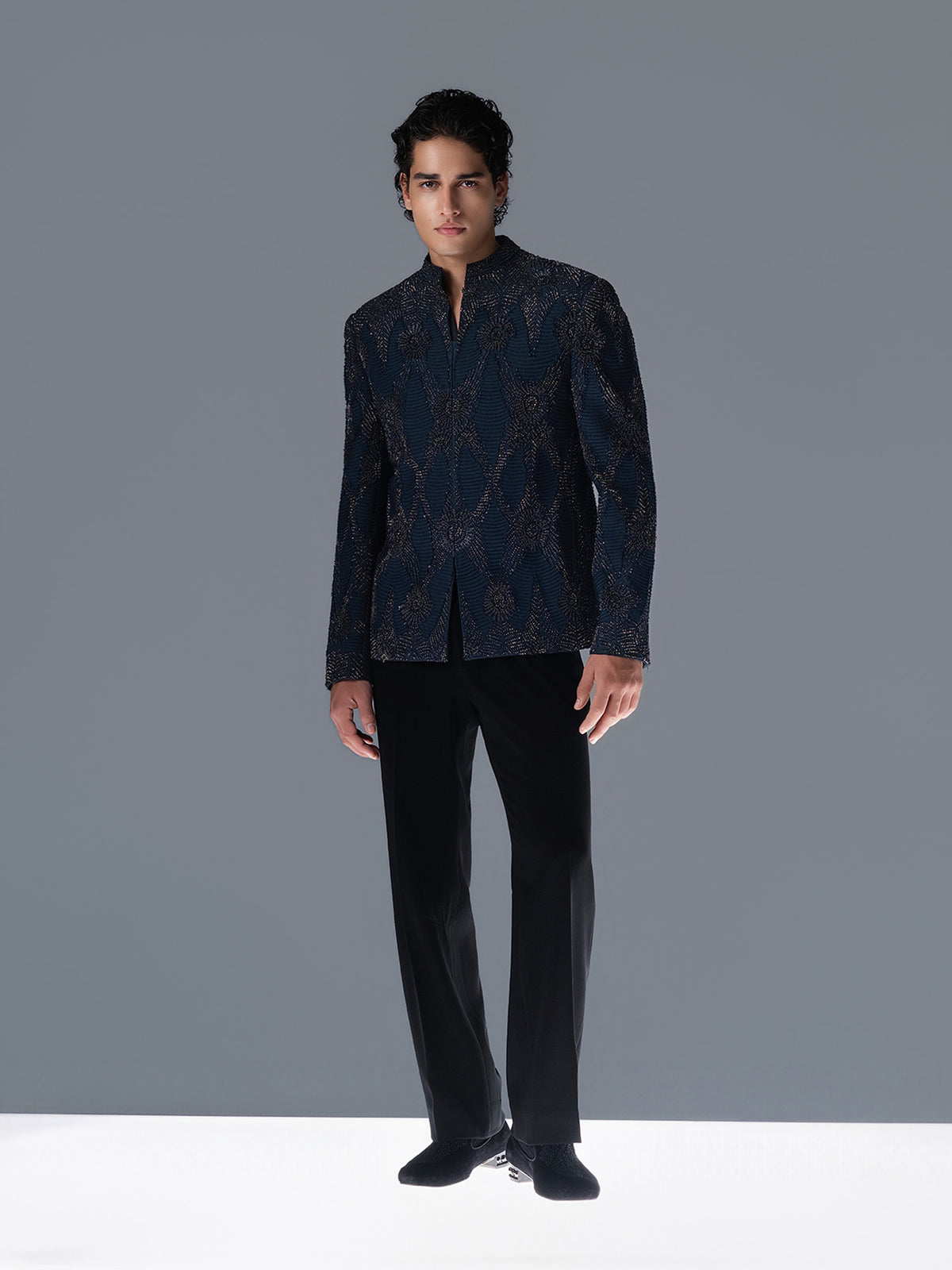 Auric Rhythm Bandhgala Set