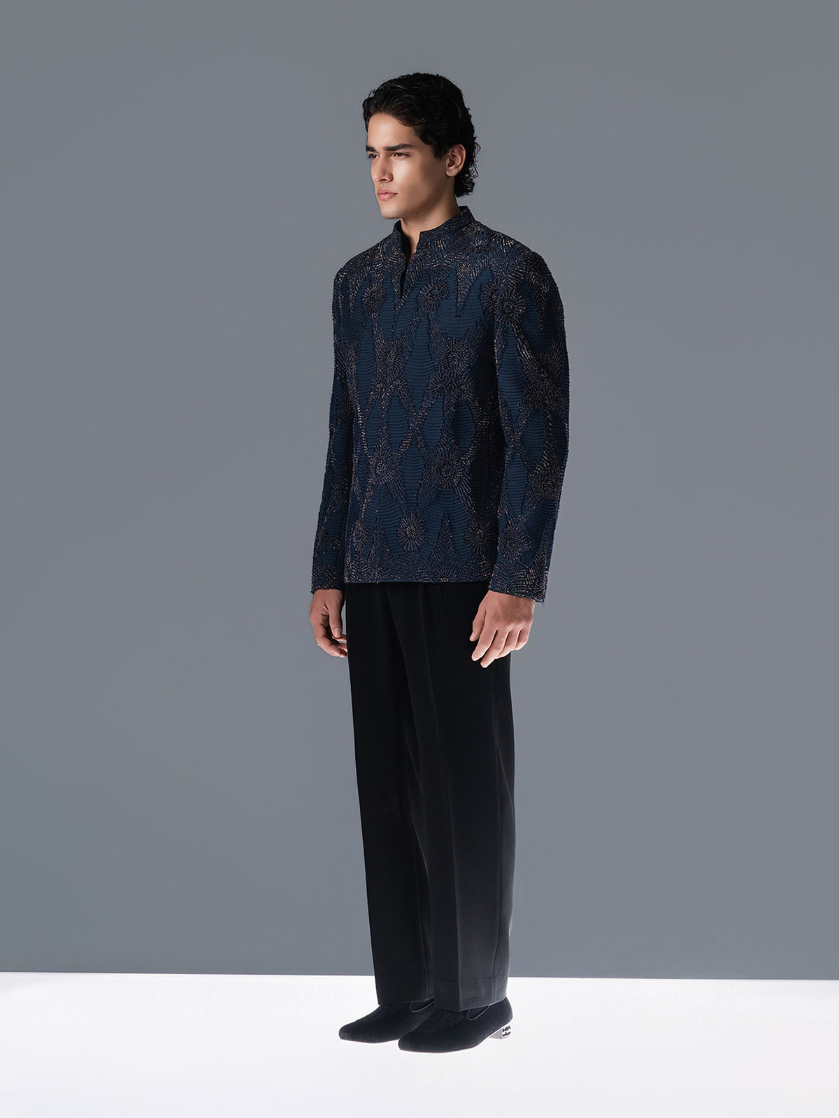 Auric Rhythm Bandhgala Set