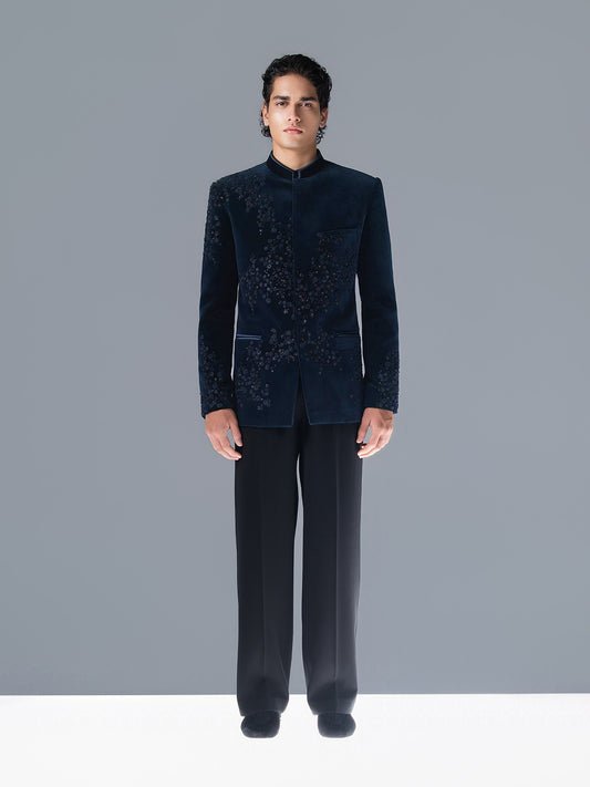 Midnight Constellation Bandhgala Set