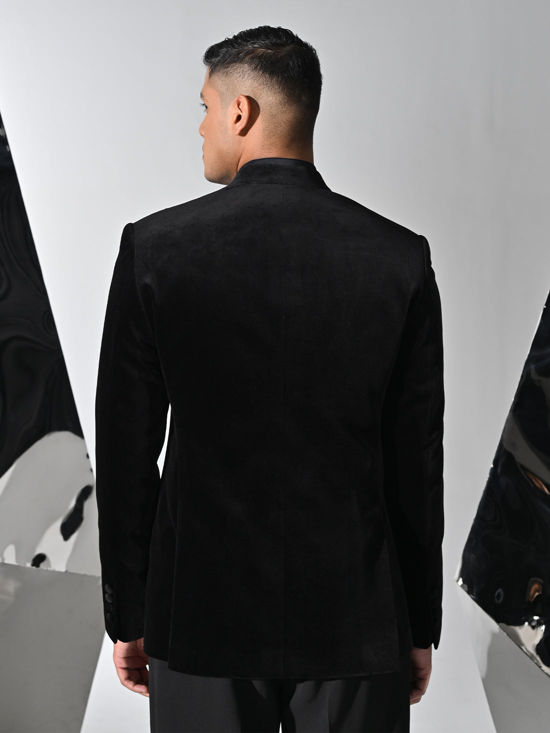 Obsidian Noir Bandhgala