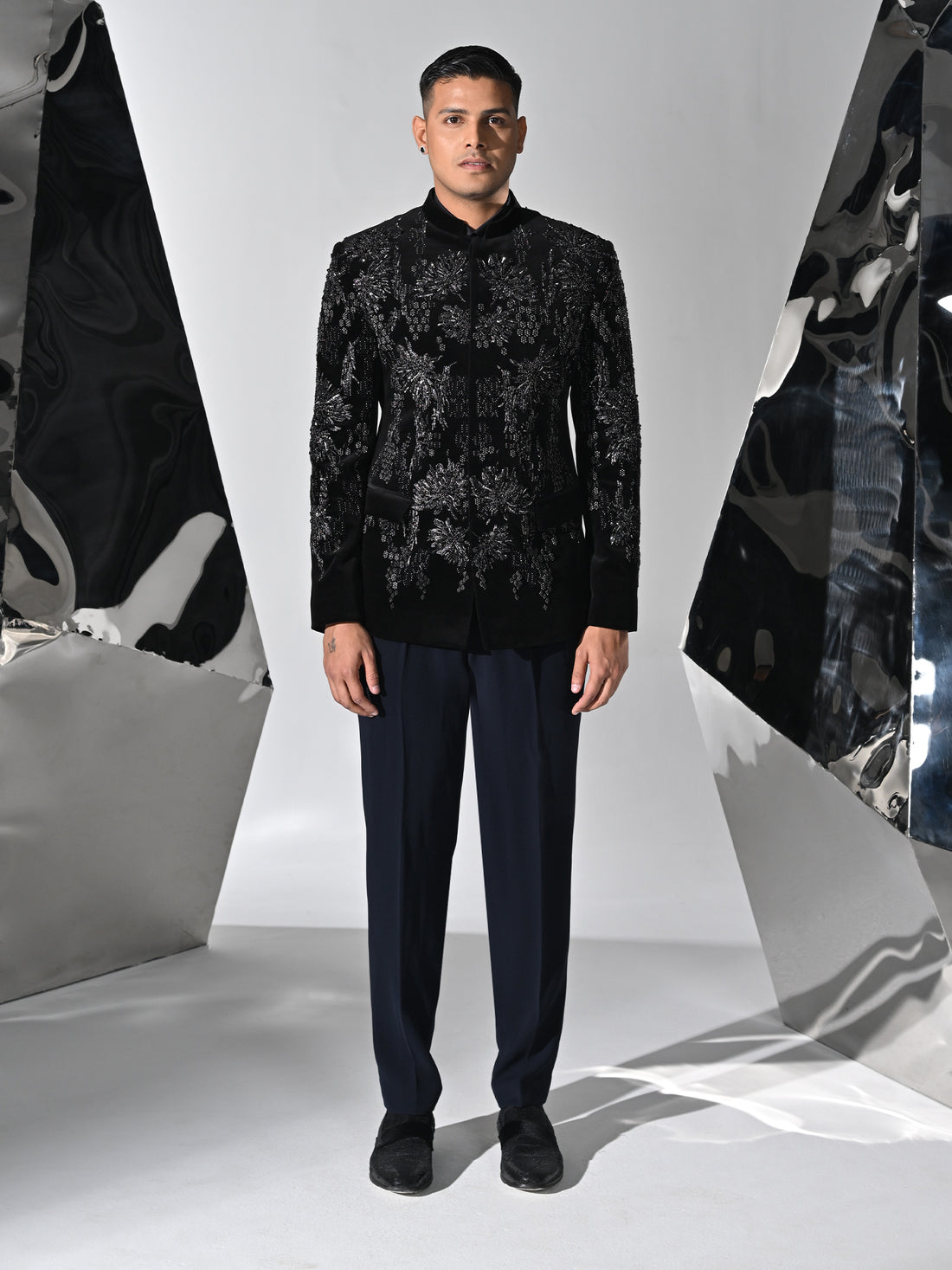 Celestial Bloom Bandhgala