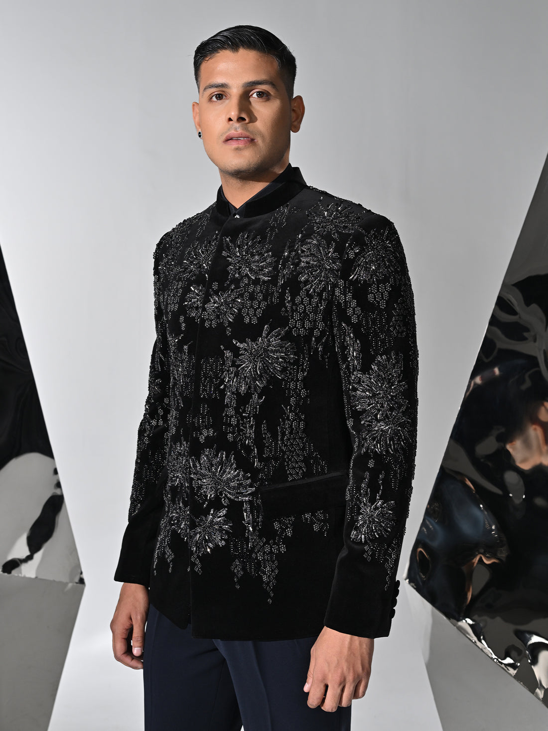 Celestial Bloom Bandhgala