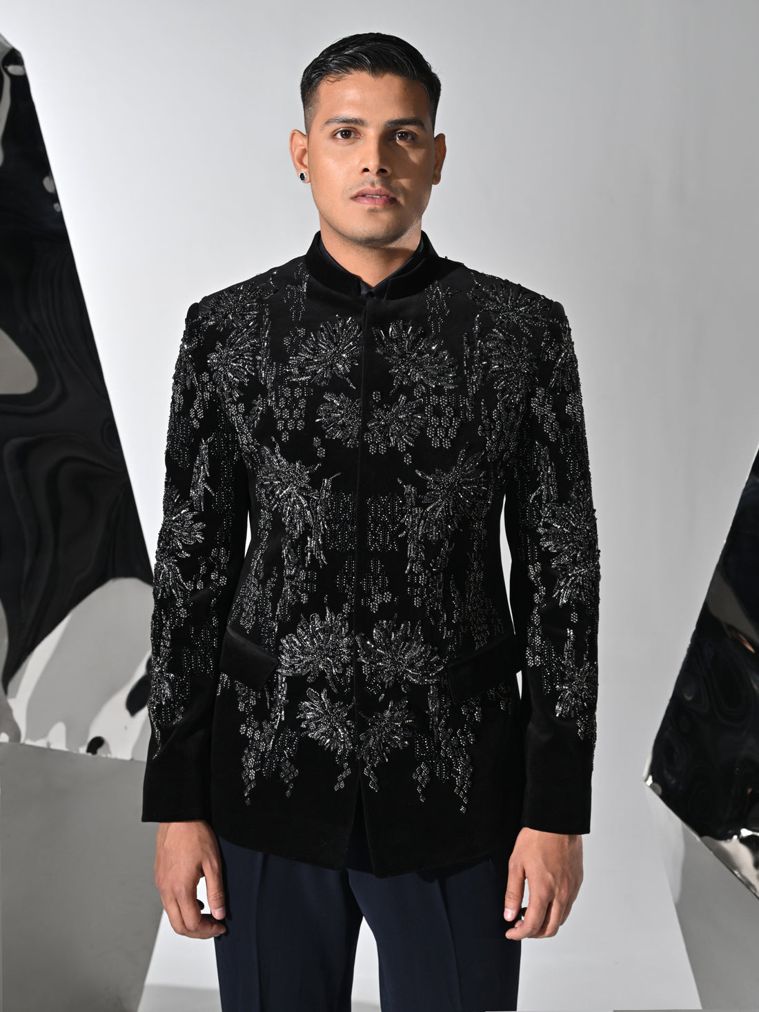 Celestial Bloom Bandhgala