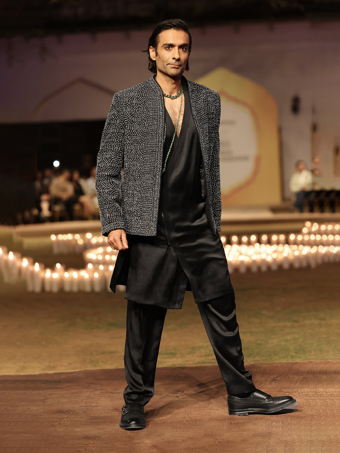 Tourmaline Bandgala Set