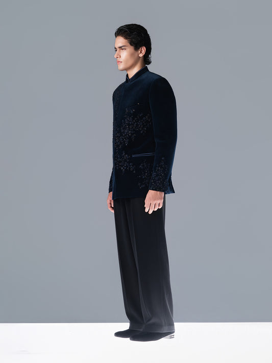 Midnight Constellation Bandhgala Set