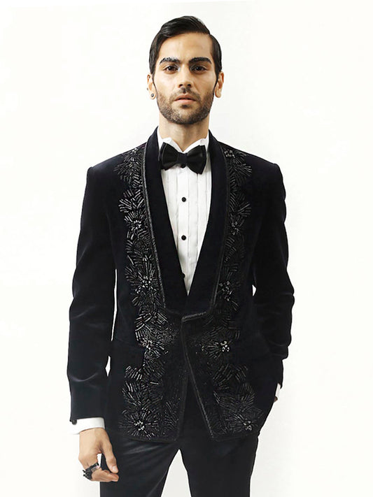 Astrum Hand Embroidered Tuxedo Set