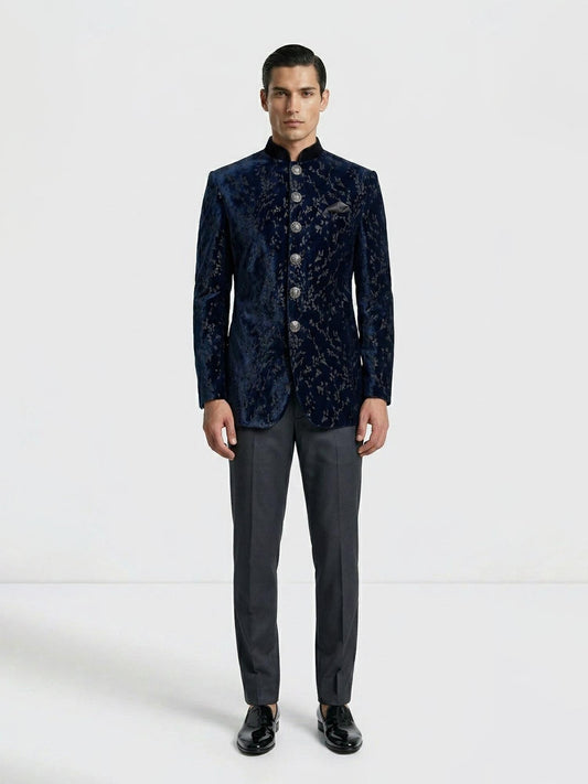 Velvet Flora Aristocrat Bandgala Set