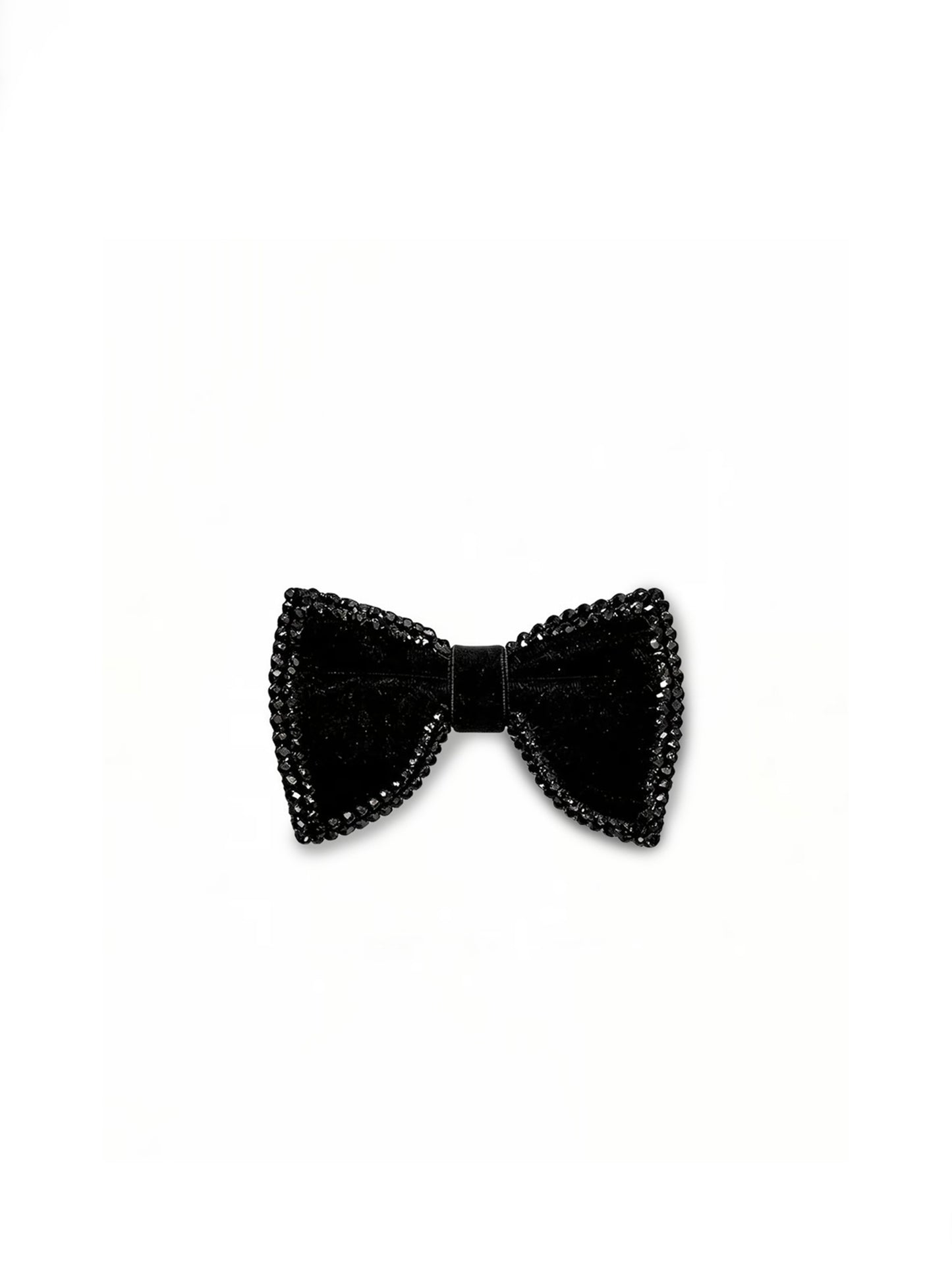 Crystal Edge Bow Tie