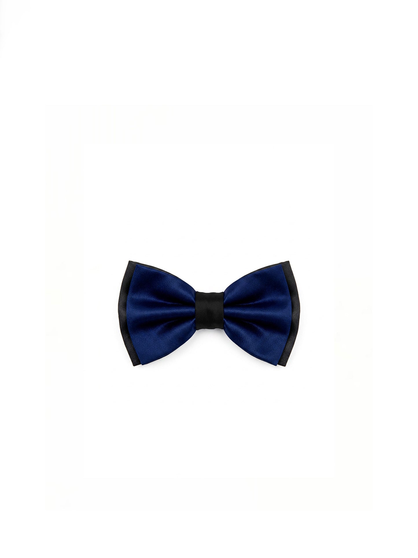 Sapphire Satin Bow Tie