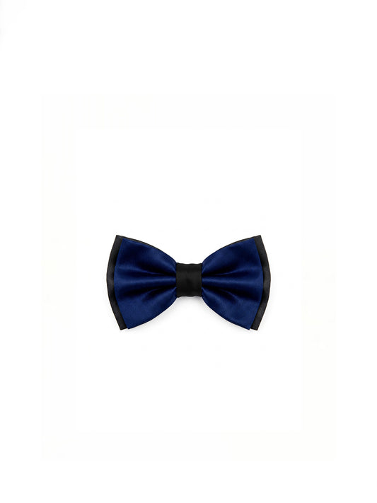 Sapphire Satin Bow Tie