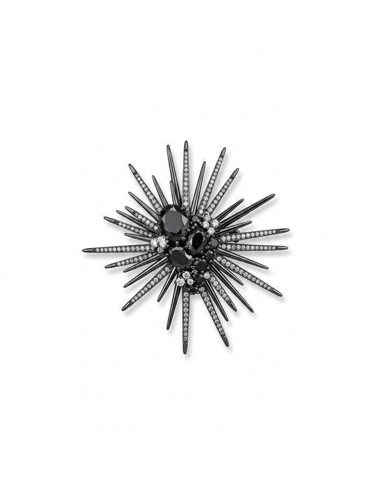 Eclipse Crystal Brooch