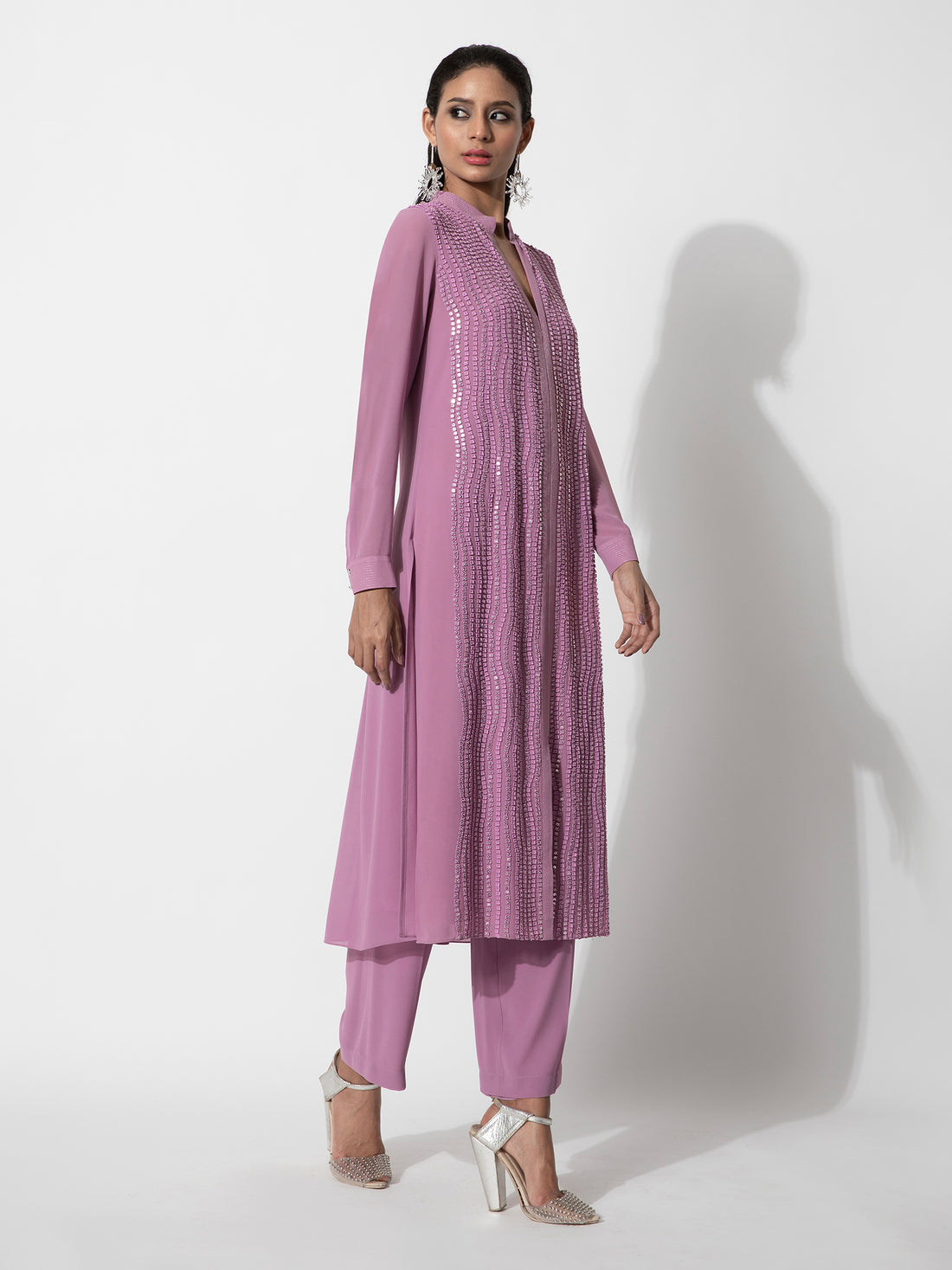 Applique Work Kurta Set