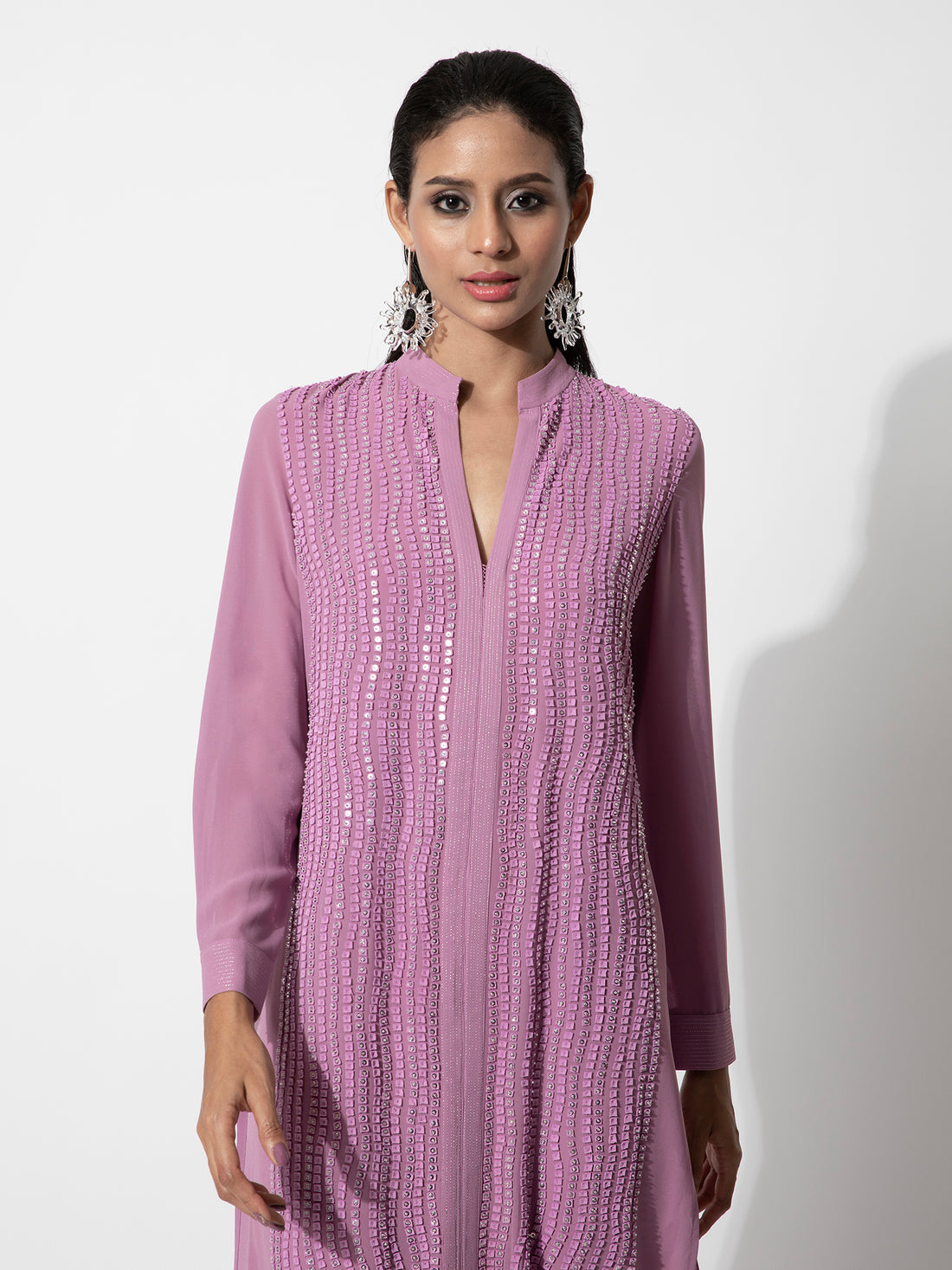 Applique Work Kurta Set