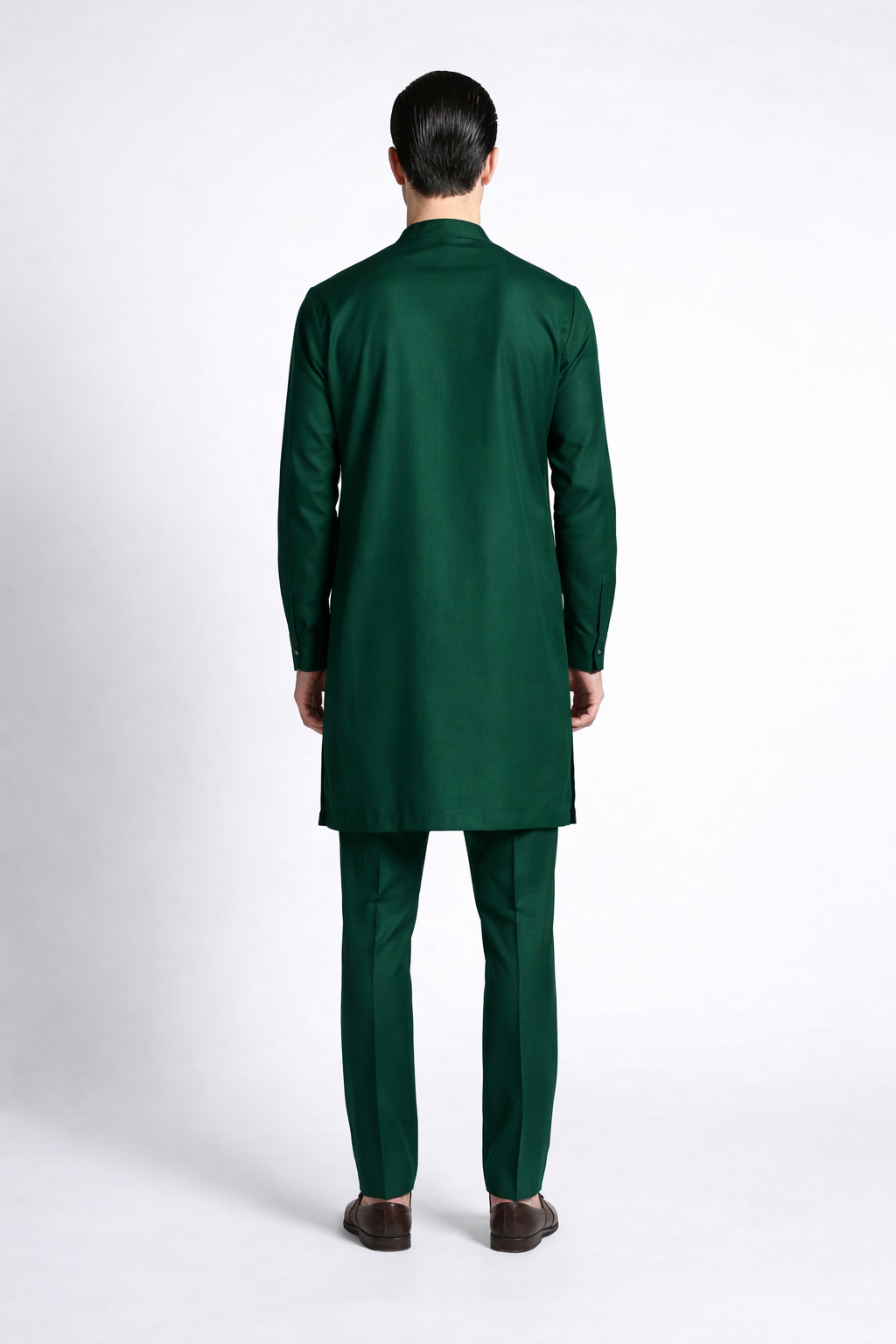 Regal Emerald Yoke Kurta Set