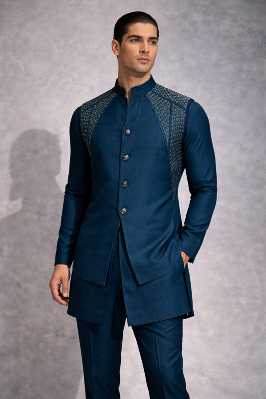 Dup Double Layer Embroidery Bundi